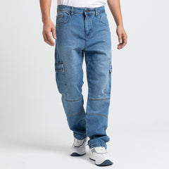 Jeans Wide Leg Cut & Saw-JN-581