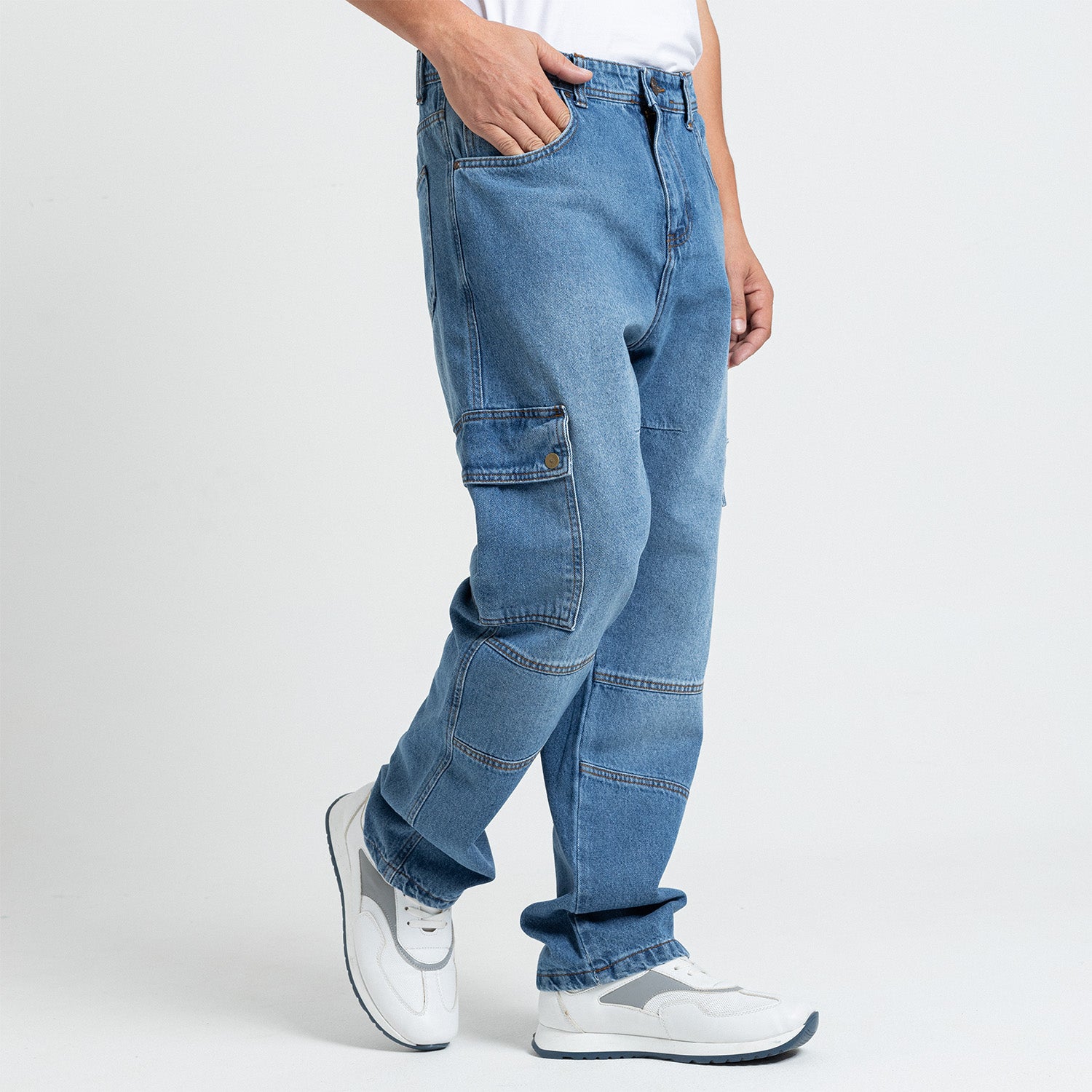 Jeans Wide Leg Cut & Saw-JN-581