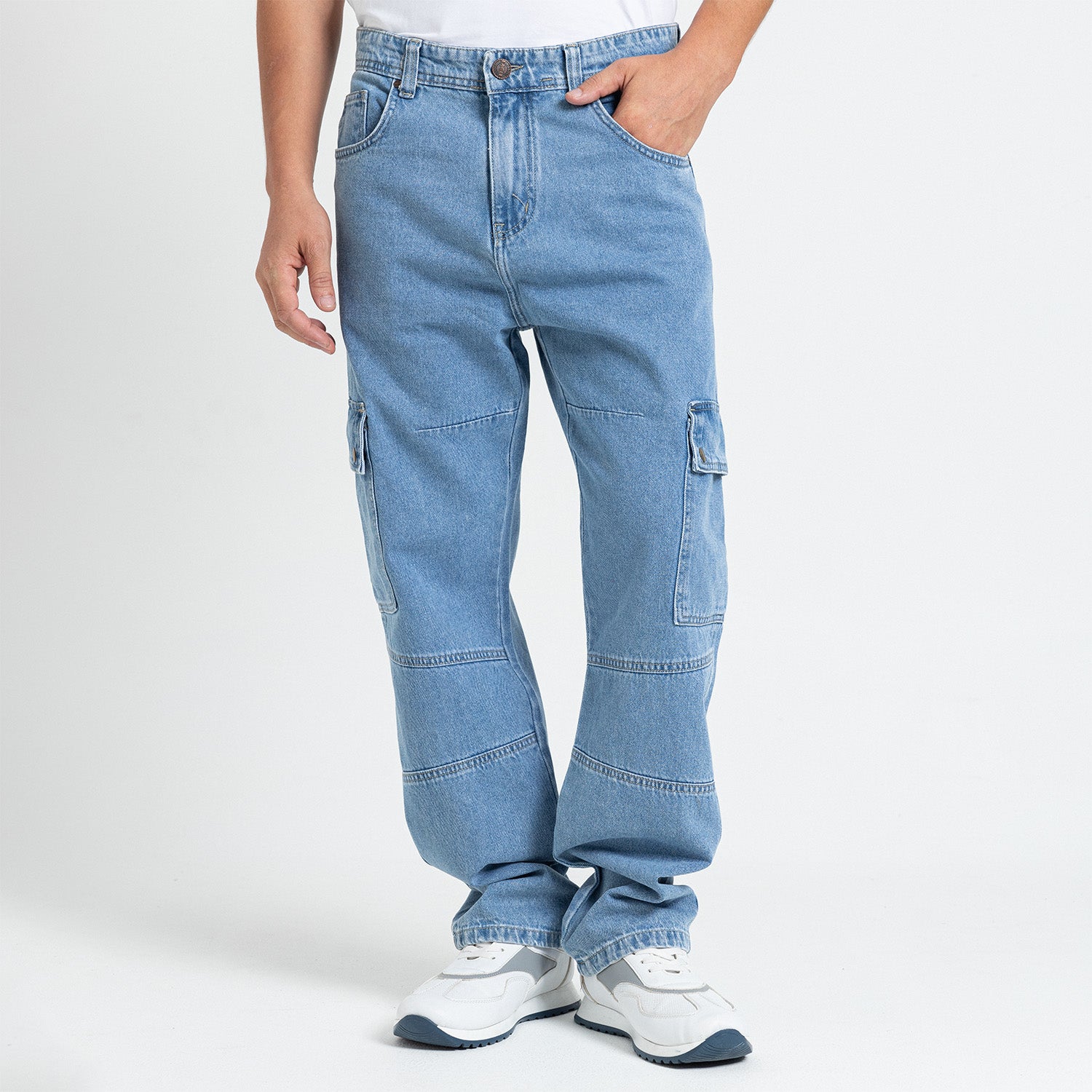 Jeans Wide Leg Cut & Saw-JN-581