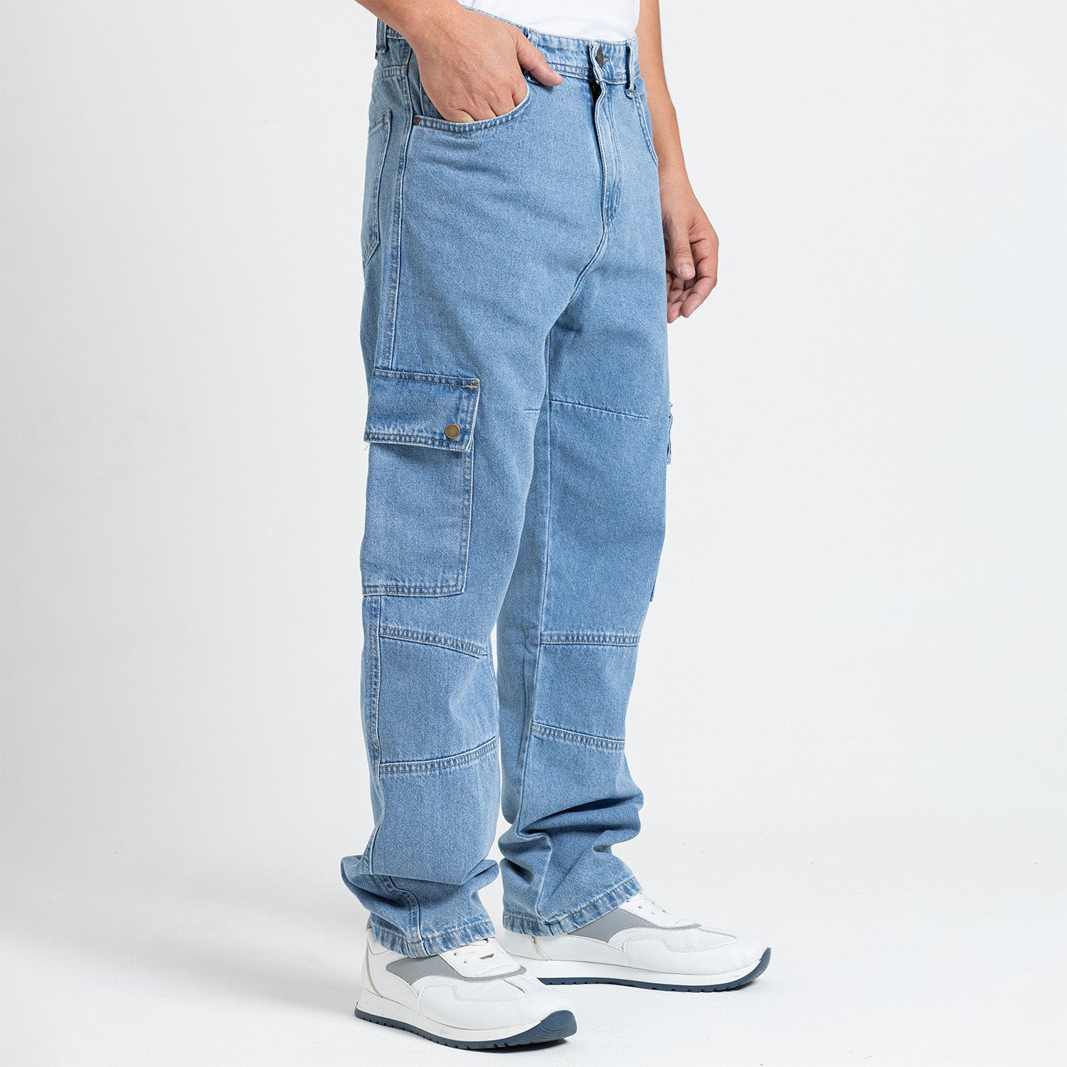 Jeans Wide Leg Cut & Saw-JN-581