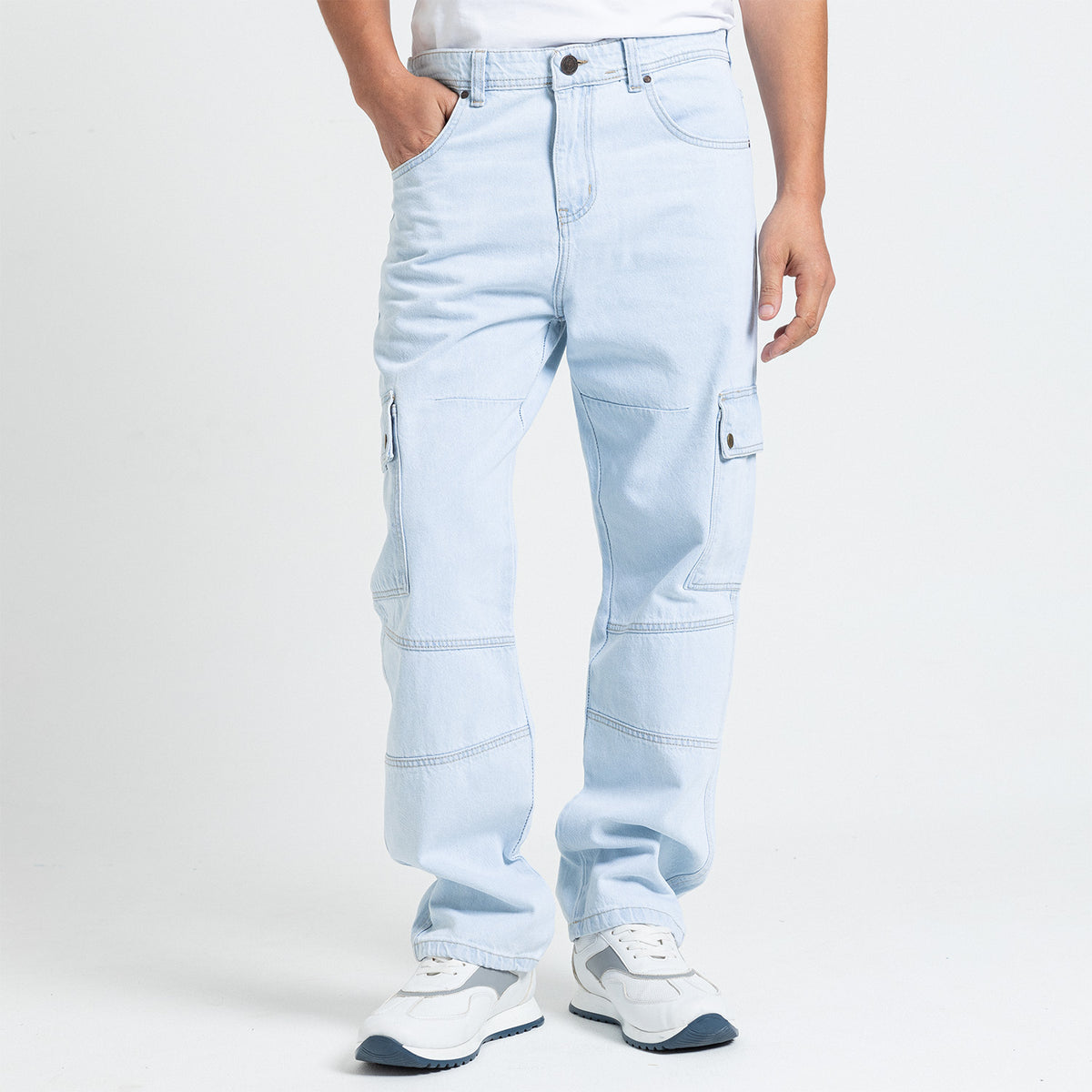 Jeans Wide Leg Cut & Saw-JN-581