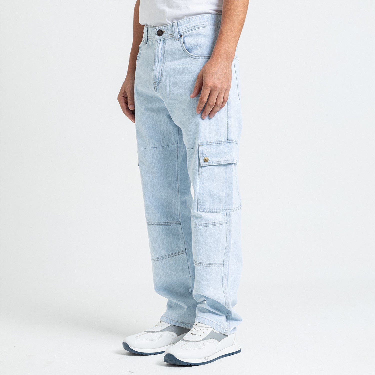 Jeans Wide Leg Cut & Saw-JN-581