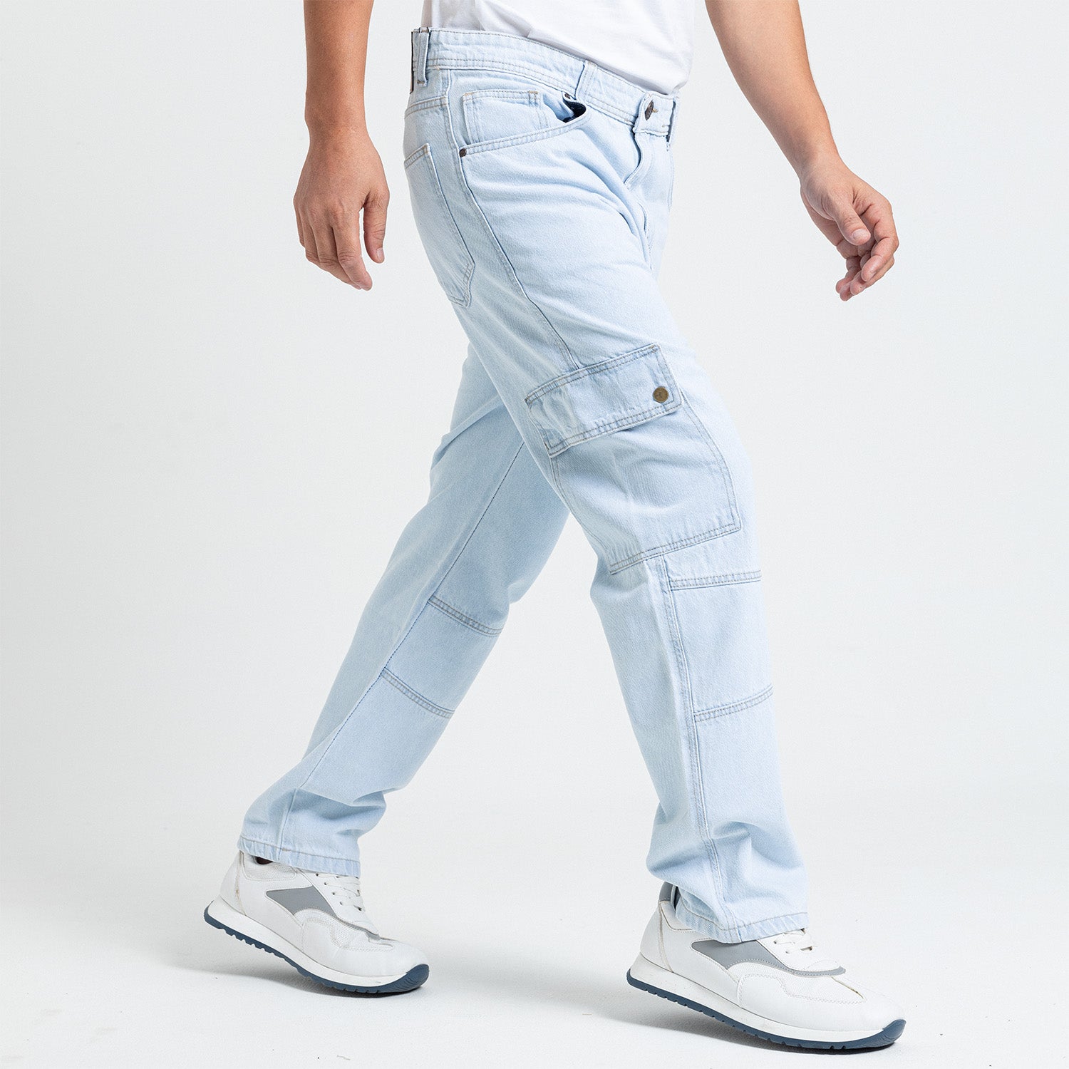 Jeans Wide Leg Cut & Saw-JN-581