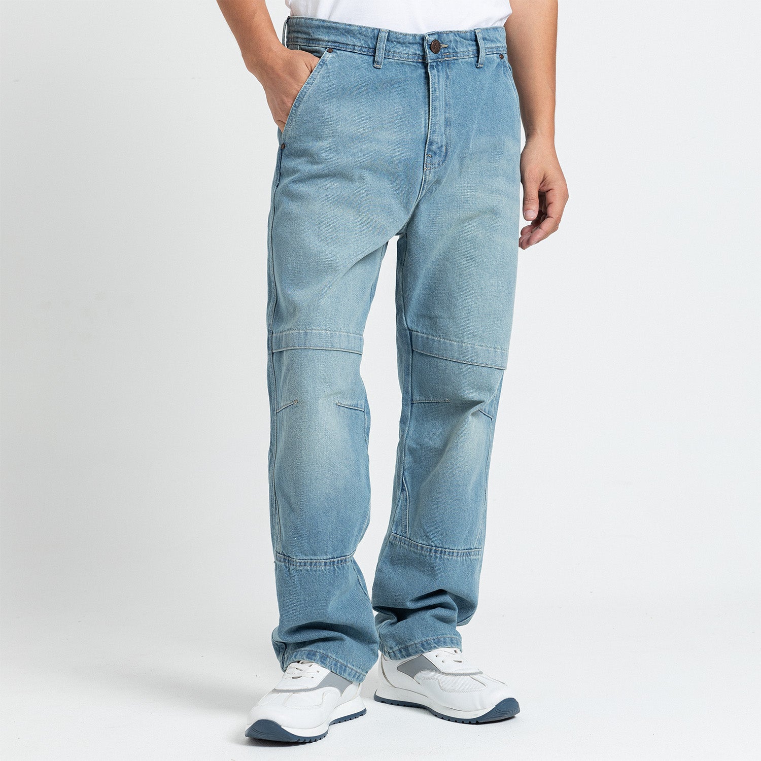 Jeans Wide Leg Cut & Saw-JN-589