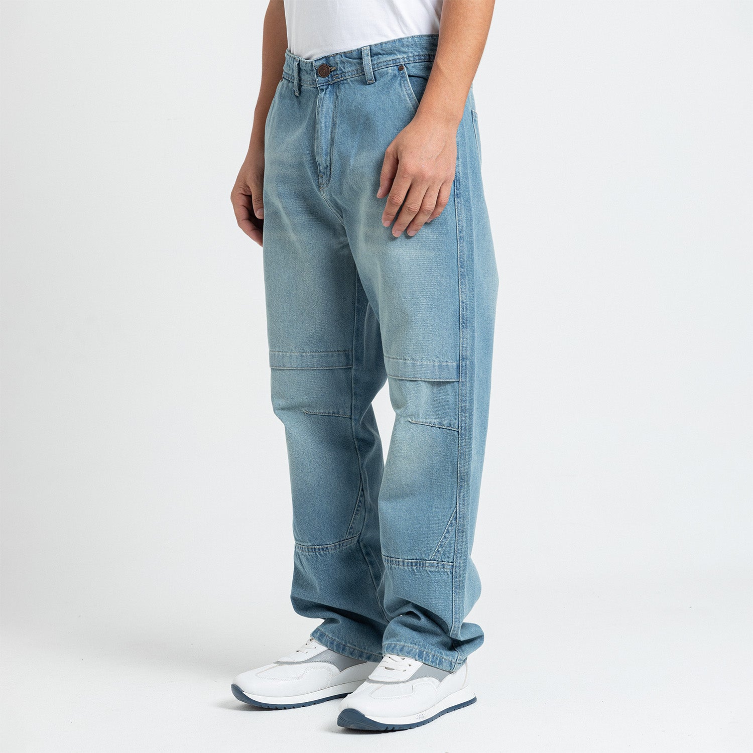 Jeans Wide Leg Cut & Saw-JN-589