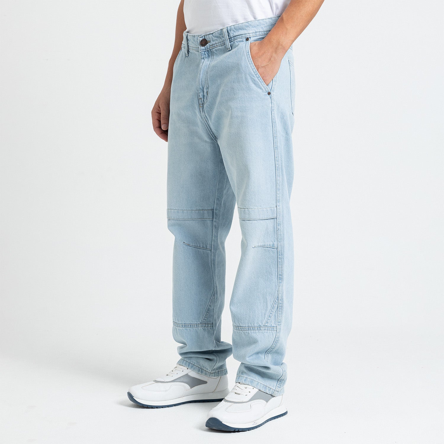 Jeans Wide Leg Cut & Saw-JN-589