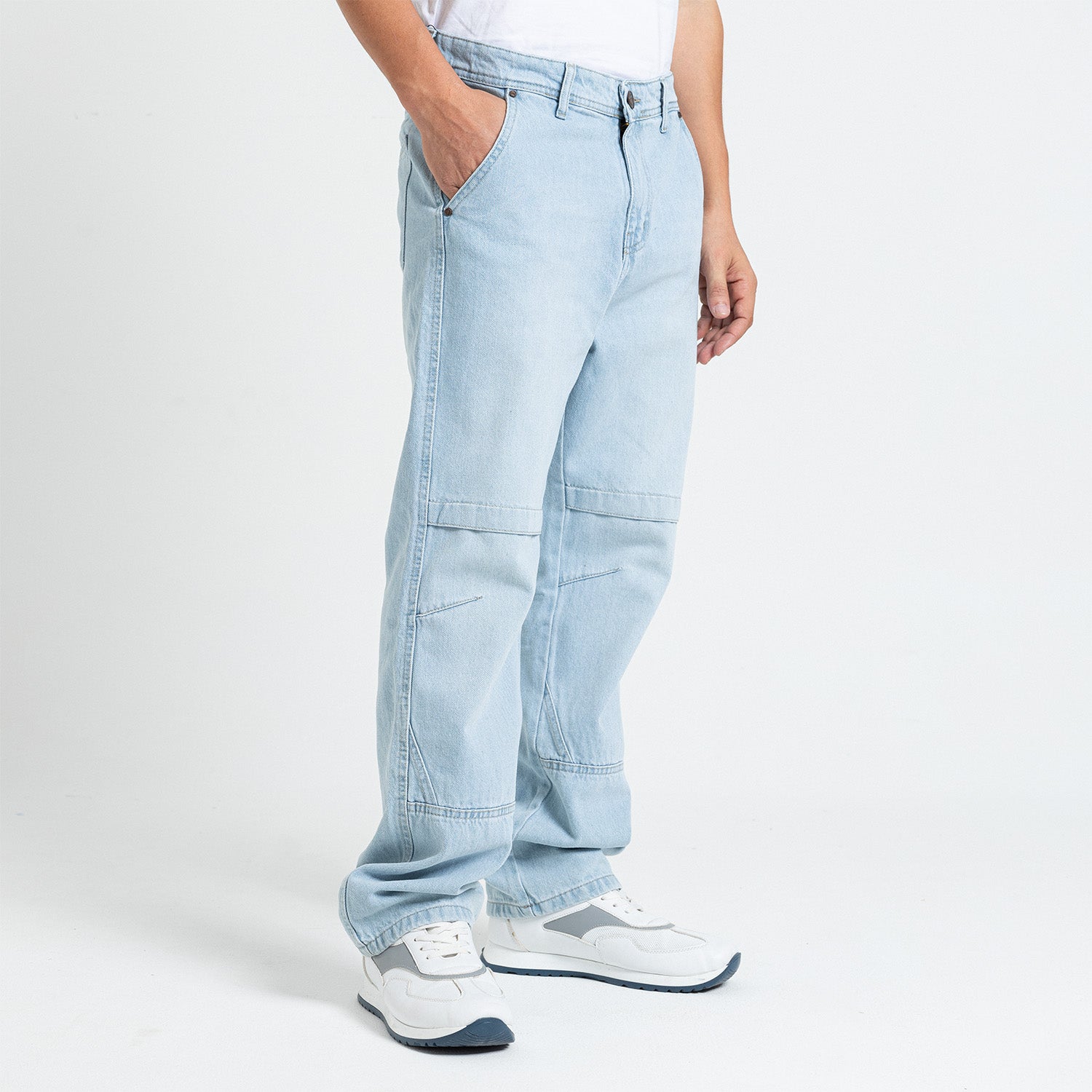 Jeans Wide Leg Cut & Saw-JN-589