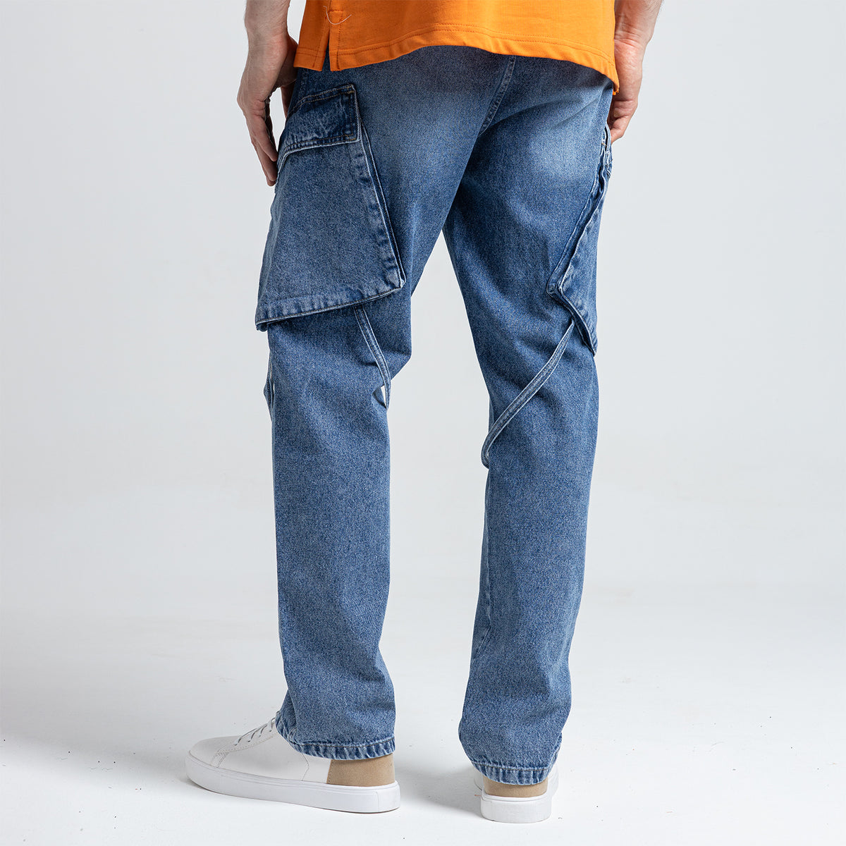 Jeans Wide Leg Basic 2 Pockets-JN-600